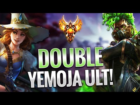 DOUBLE YEMOJA ULT IS UNBEATABLE IN RANKED JOUST!! Smite