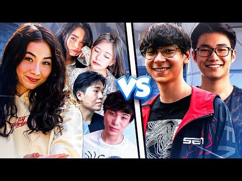 Kyedae & TenZ 1v1 !!! | 5 Noobs Vs 2 Pros