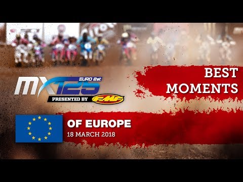 EMX125 Presented by FMF Racing Race2 Best Moments   Round of EUROPE 2018