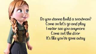 Do you wanna build a snowman? - FROZEN (Lyrics)