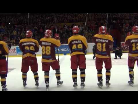 Semifinále 15/16, 5. zápas: Děkovačka hráčů s fanoušky