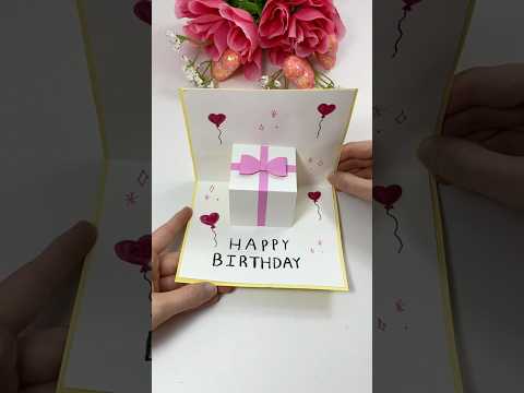 Easy DIY Pop Up Birthday Card Idea