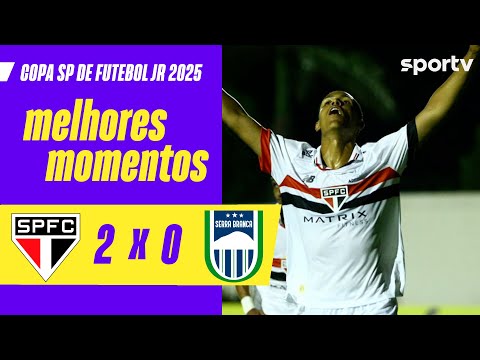 Gols e lances de São Paulo x Serra Branca