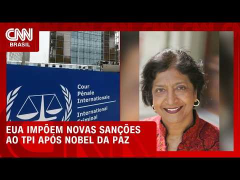 EUA impõem sanções ao Tribunal Penal Internacional após Nobel de ex-juíza | LIVE CNN