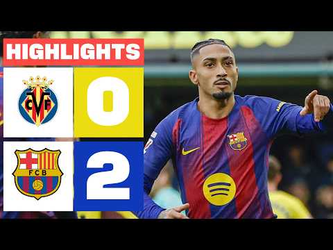VILLARREAL CF 0 - 2 FC BARCELONA | RESUMEN LALIGA EA SPORTS