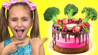 Sasha sing Do you Like Broccoli Cake and Ice Cream Nursery Rhyme Song