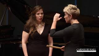 Joyce DiDonato Master Class October 2016: Mark Adamo’s “Things change, Jo” from Little Women