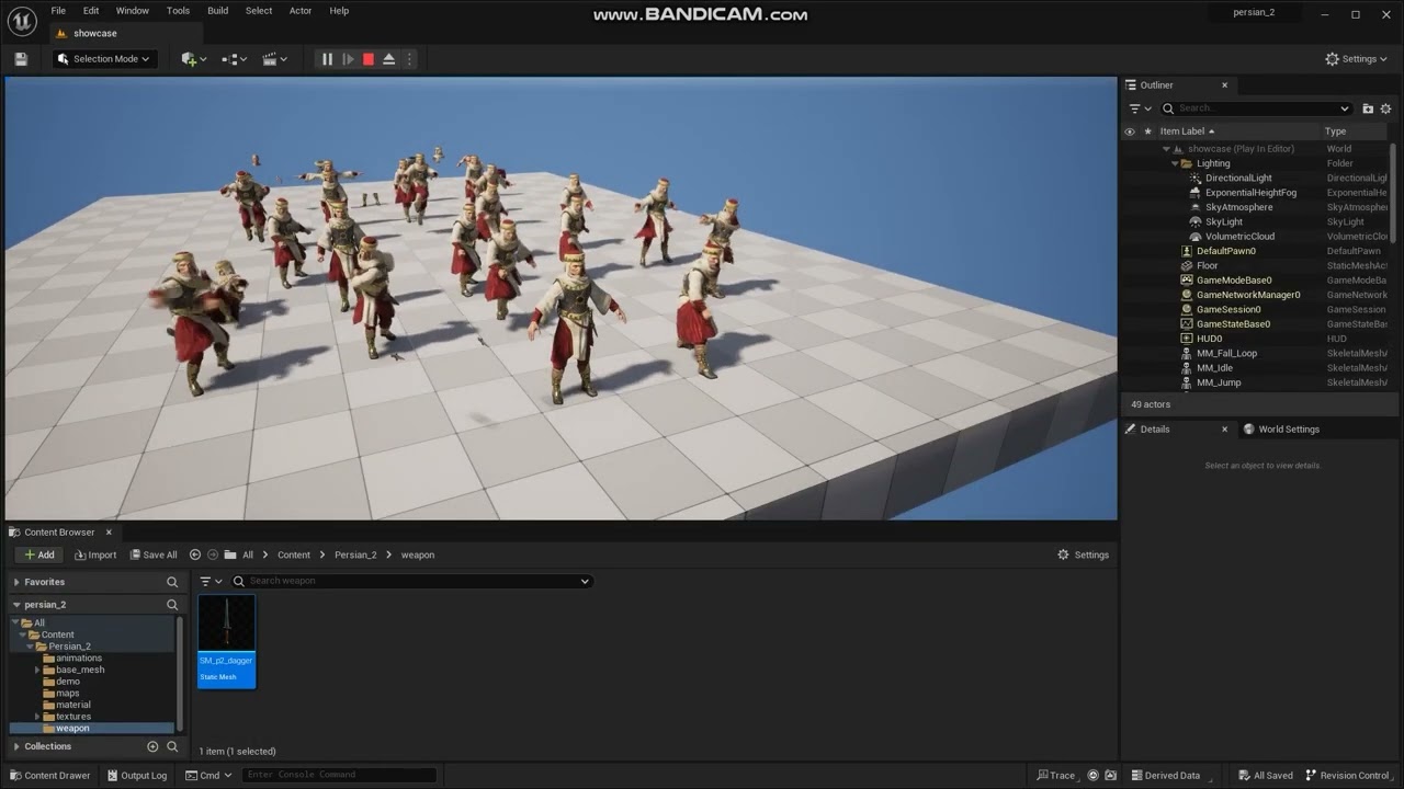 Belati Persia 2 Model 3D