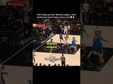 OKC got their Wemby stopper🥀 #shorts
