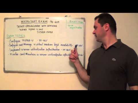 74-409 - Server Exam Virtualization with Windows Test Hyper-V Questions