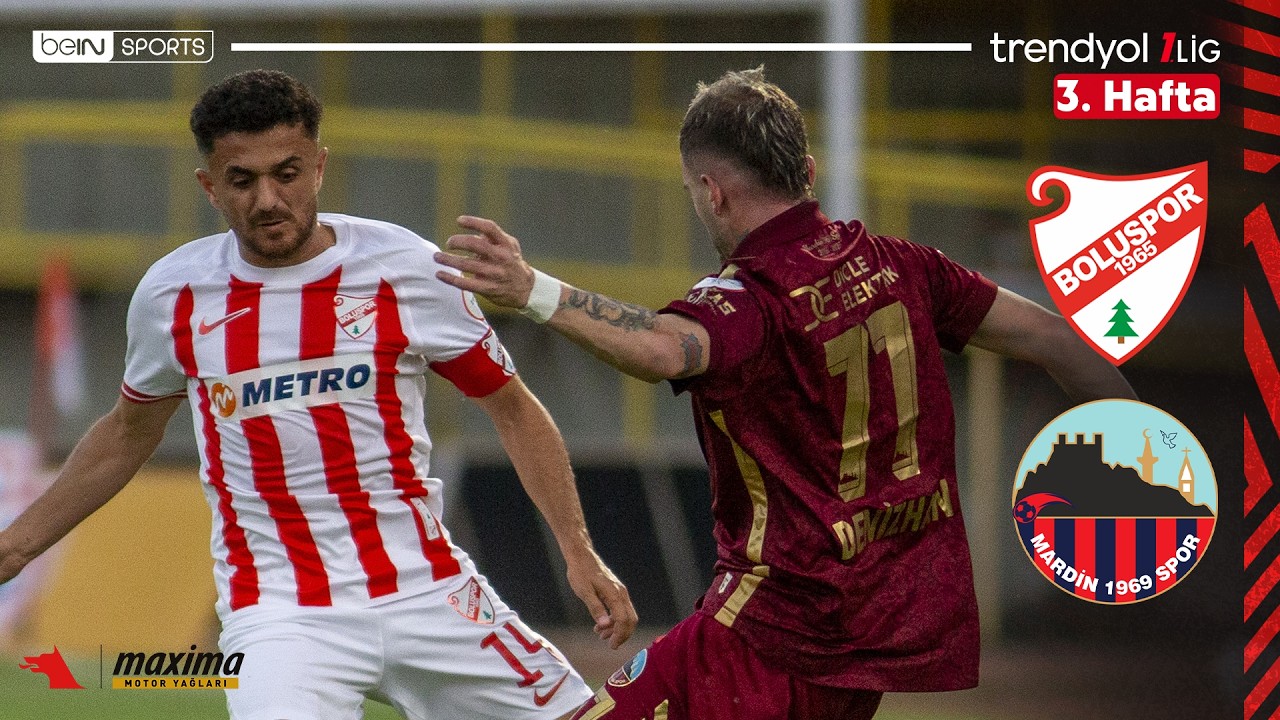 Boluspor vs. Mardin 1969 | Week 3 Match HIGHLIGHTS | Trendyol 1. Lig - 2026/27