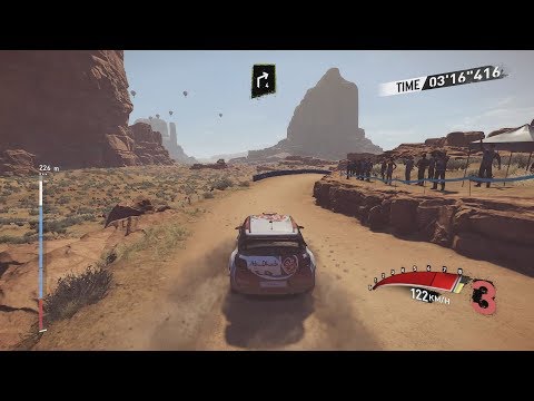 V-Rally 4 - Monument Valley (USA) Rally Stage 1 in under 3:25 (Top Leaderboard Run)