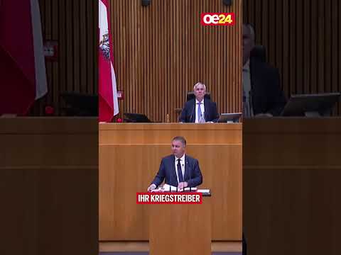 Hitler-Eklat bei Babler-Rede im Parlament: Mann abgeführt!