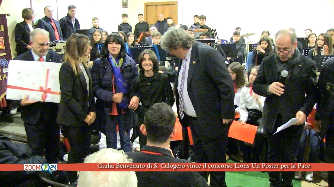 Giulia Benvenuto di S. Calogero vince il concorso Lions “Un Poster per la Pace” (VIDEO)