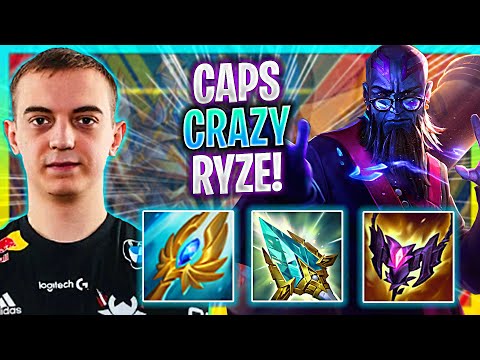 CAPS CRAZY GAME WITH RYZE! | G2 Caps Plays Ryze Mid vs Syndra! | Season 2023