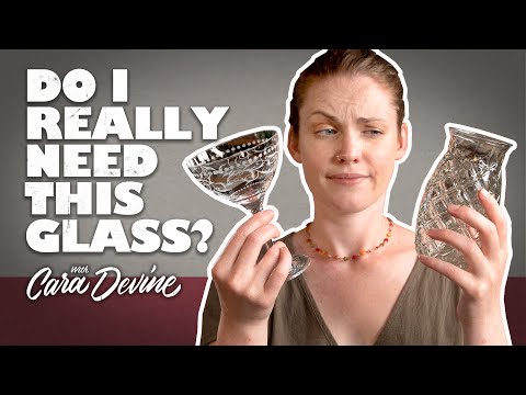 The GLASSWARE you (actually) NEED at home