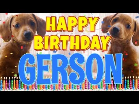 Happy Birthday Gerson! ( Funny Talking Dogs ) What Is Free On My Birthday