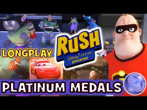 Rush A DisneyPixar Adventure Gameplay (PLATINUM MEDALS) NO COMMENTARY GAMEPLAY/WALKTHROUGH Longplay