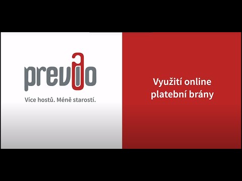 Previo - Využití online platební brány