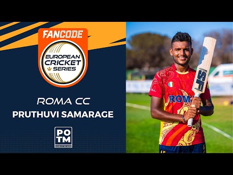 POTM: P.Samarage - ROR vs RCC | Highlights | FanCode ECS Rome, 2022 Day 6 | ECS22.434