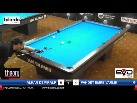 ALKAN DEMİRALP & VAHDET EMRE VARLIK Bilardo Maçı - 