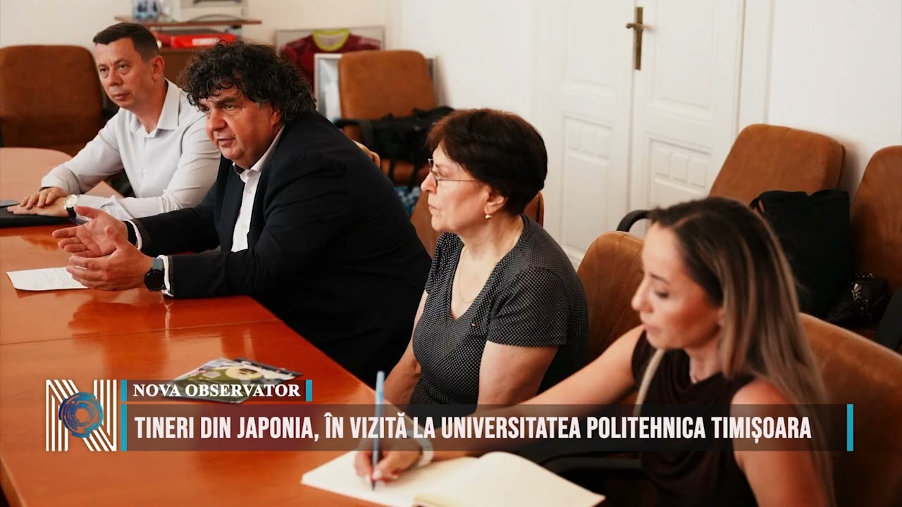 Tineri din Japonia, în vizită la Universitatea Politehnica Timișoara