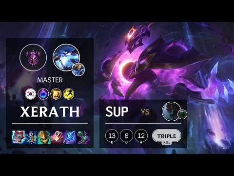 Xerath Support vs Maokai - KR Master Patch 10.25