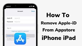 How To Remove Apple iD From Appstore Without Password & Verification On iPhone iPad