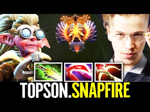 TOPSON Snapfire [FULL GAMEPLAY] - Pro Midlane Guide | Dota 2 IMMORTAL GAMEPLAY