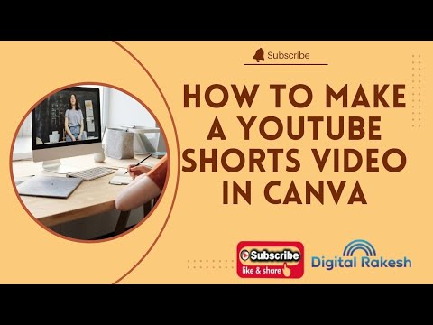 How to make a YouTube shorts video in canvas
