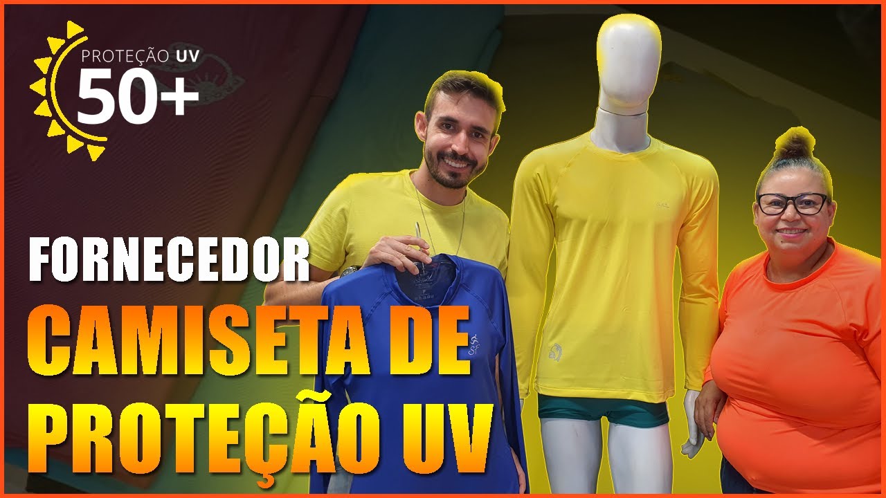 BLUSA COM PROTEÇÃO SOLAR UV DIRETO DO FORNECEDOR