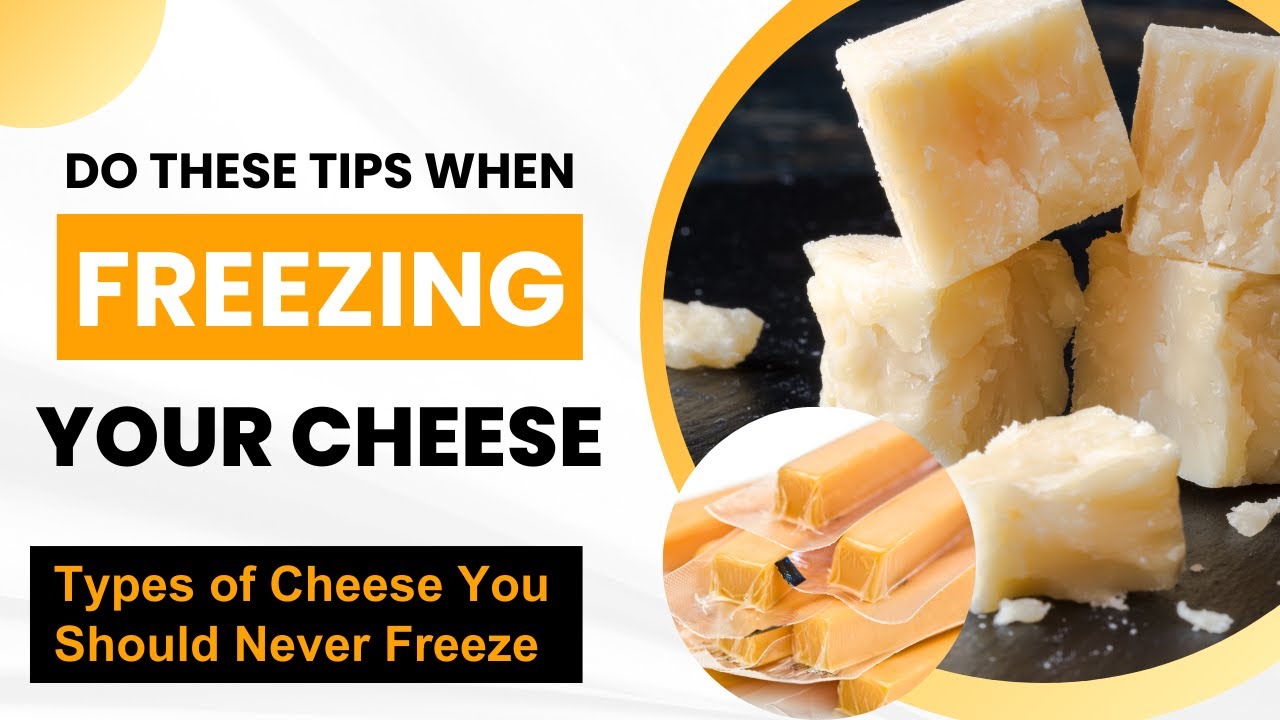 How to Freeze Cheese 101 - Tips You Must Follow