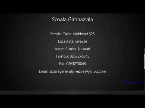 Scoala Gimnaziala Livezile