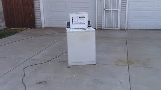 Top Loader Washing Machine Destruction