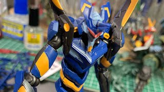 エヴァフレーム03ライブのマーク6を組み立てます、朝からまったりスマホでプラモデルライブ配信しまーす
