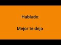Ya Me Voy   Chelo   Karaoke