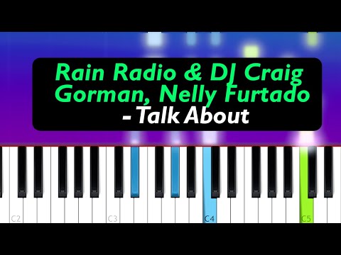 Rain Radio & DJ Craig Gorman, Nelly Furtado - Talk About (piano tutorial)