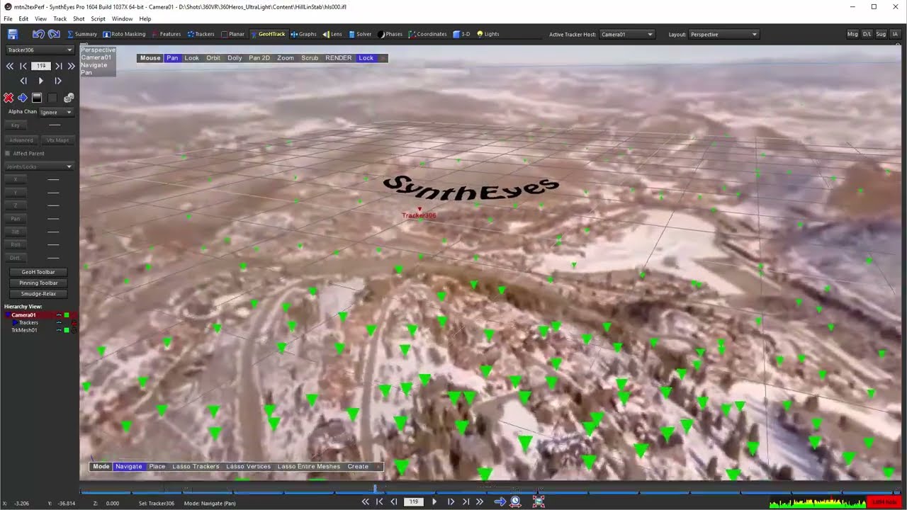 360 VR #11 - Adapting to Jello-y Conditions with SynthEyes