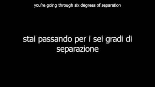 The Script - Six degrees of separation TRADUZIONE (Lyrics ita + eng) HD