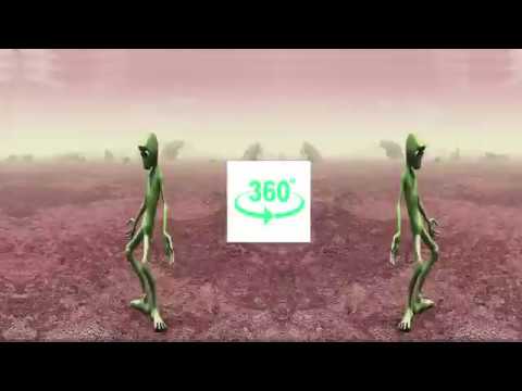Dame Tu Cosita Green Alien Dance 360 VR Video