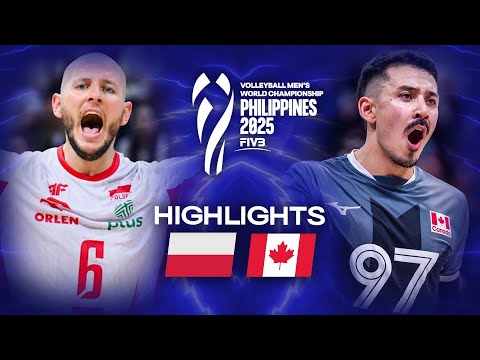 Poland 🇵🇱 vs. Canada 🇨🇦 - Highlights | Men's World Championships 2025