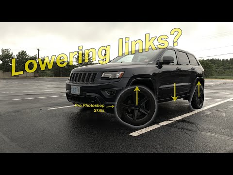 Grand Cherokee ENTHUSIASTS: Change the RIDE HEIGHT of your Jeep with lowering links