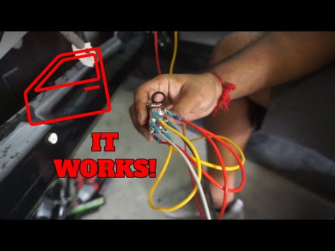 How To Wire Power Windows To A Toggle Switch! Race Car MOD!