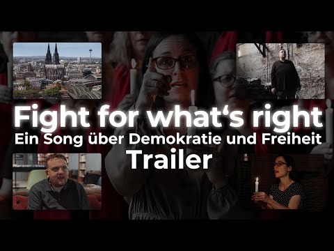 Fight for what's right | Ein Zeichen für Demokratie | Der Trailer