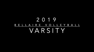 2019 Bellaire Volleyball Varsity Team