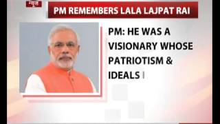 PM Shri Narendra Modi remembers Lala Lajpat Rai