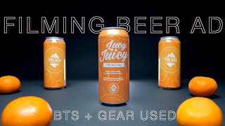 FILMING a 15sec Beer Ad // GEAR GUIDE + BTS