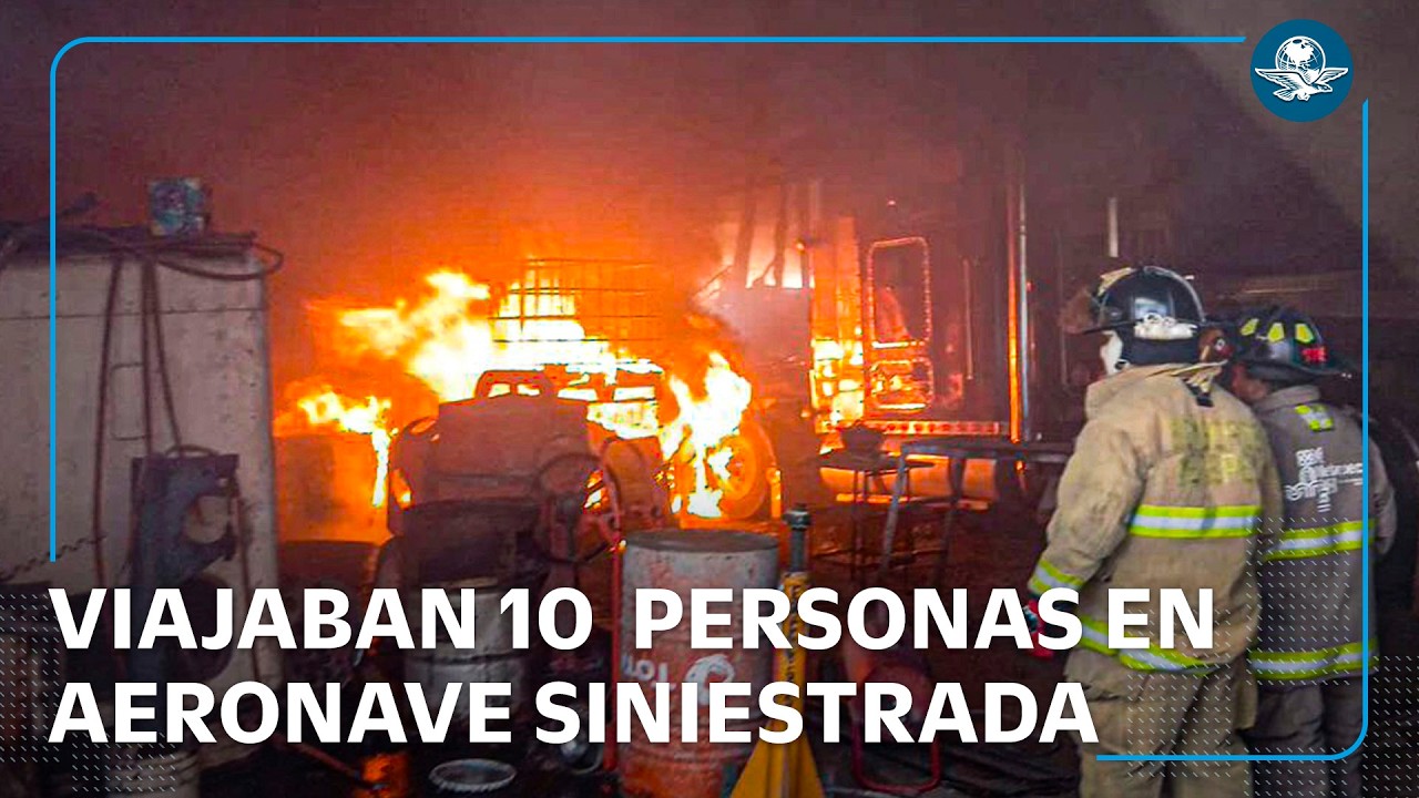 Venía de Acapulco avioneta que se desplomó en Toluca; señalan seis posibles muertos