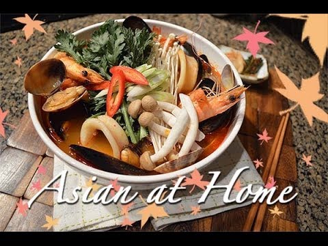 Korean Spicy Seafood Soup
