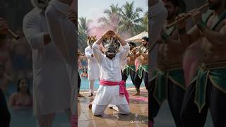 Sheru Bhai becomes Sarpanch | pool party #gangster #shorts #king #lion #viral
